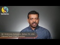 Mr. Krishnaraj Kaliappan about How Harvard Tamil Chair will help Tamil