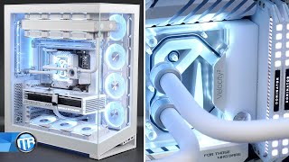 Snow White Phanteks Nv7 Custom Loop Time Lapse Build