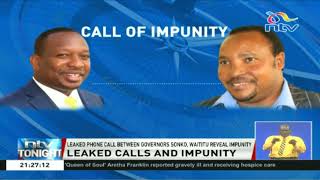Leaked Phone Call Between Waiu And Sonko Reveals Impunity