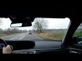 Mercedes S-Class driven on a two-laned highway