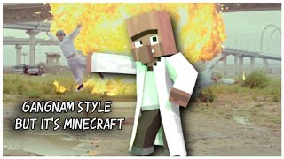 Gangnam Style But Its Minecraft Villager Ai Parody