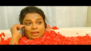 Husband Peeping Umashrees Bathing Comedy Scene Chathrigalu Saar Chathrigalu Kannada Movie