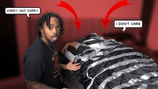 Duct Tape Prank On Sleeping Girlfriend Extremely Funny