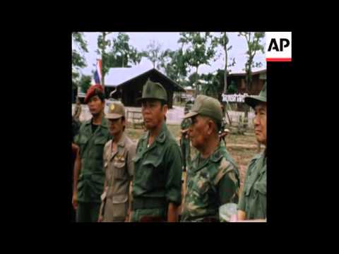 UNUSED 3 9 80 THAI PRIME MINISTER TINSULANONDA VISITS REFUGEE CAMP
