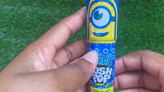 Jumbo Push Pop Candy 2022 Minions Berry Blast