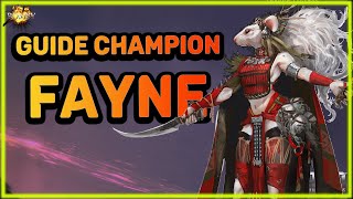 Guide Champion Fayne Raid Shadow Legends