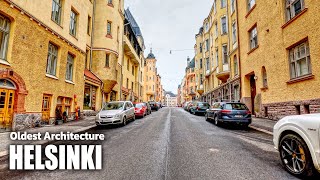 Walk in Helsinki, Katajanokka District 🇫🇮 The Oldest Architecture Finland