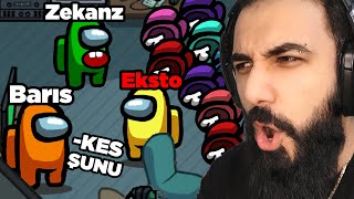 ODAYA GİRENİ İMPOSTOR'A KESTİRDİM!! KATLİAM OLDU!! AMONG US SESLİ MOD!! | Barış 