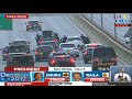 President Uhuru Kenyatta's convoy enroute Nairobi CBD #ElectionsKE