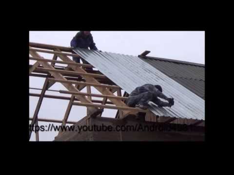Накрыть крышу профнастилом своими руками