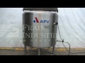 Crepaco, 350 Gallon, jacketed, 304 stainless steel  mix tank