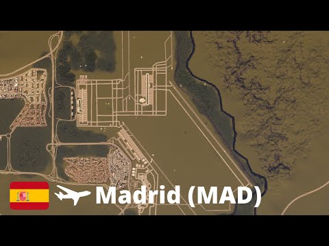 Cities: Skylines Airports - Madrid Barajas Adolfo Suarez Airport (Airports DLC build)