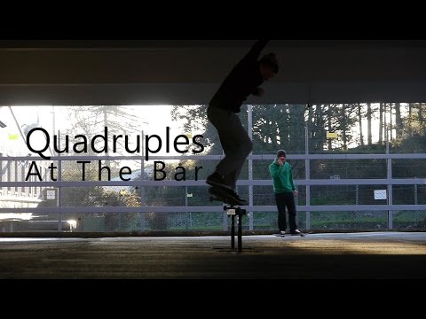 Quadruples at the Bar - New Years Skate sesh
