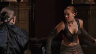 The Man And Woman Fought, The Woman Was Stabbed By A Sword, The Woman Got A Friends Help And They
