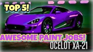 Top 5 Awesome Paint Jobs For The New Ocelot Xa-21 Cinematicgunrunning Dlc Gta V Online