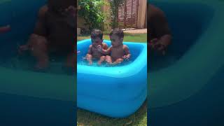 Our First Open Bath In Garden