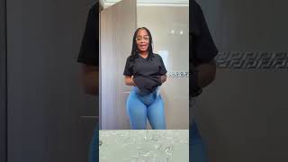Jeans Fitting Try-Out Curvy Model Black Is Beautiful Fashion Lifestyle Trends