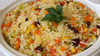 ARROZ COLORIDO PARA O NATAL