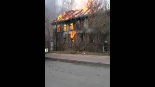 Видео Пожар на бульваре Шмидта, Тверь 3.11.2015 от wikendcom, бульвар Шмидта, Тверь, Россия