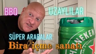 Bira Içme Sanatı Heineken Fıçı, Süper Arabalar, Bbq, Uzaylılar By Albert Helmann