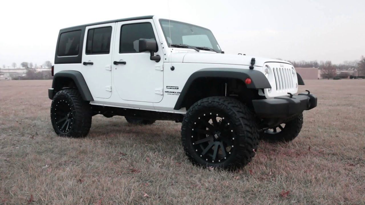 Jeep Rubicon 4 Door Lifted White