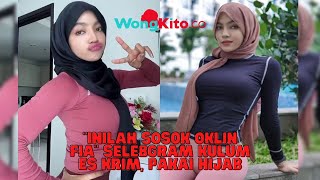 Inilah Sosok Oklin Fia Selegram Kulum Es Krim, Pakai Hijab Ketat. Kini Terancam Taan Agama