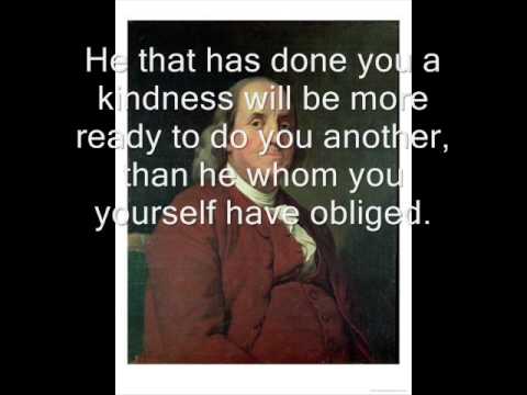 This is the second installment of my Benjamin Franklin quotes videos,