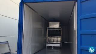 Container type 3 Ton Block Ice Machine Production
