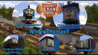 Whos Thomas? - Journey Beyond Sodor Song Collab Cover
