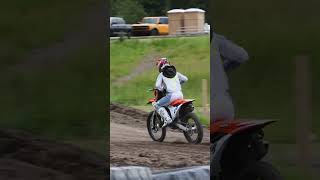 Scrubbing A Dirt Bike One Handed