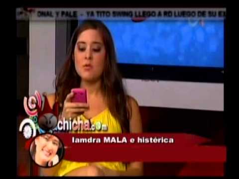 IAMDRA SACA EL BARRRIO Y HASTA INSINUA GOLPIZA