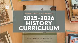 2025-2026 History Curriculum Unboxing Beautiful Feet Books Modern American History Homeschool