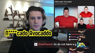 Xqc Saying N Word Multiple Times While Mentioning Nikocado Avocados Name For Stableronaldo
