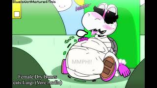 Female Dry Bones Eats Luigi Vore Audio