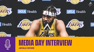 Javale Mcgee Talks Roster Additions At Center Lakers Media Day 2019