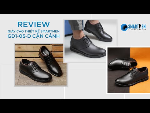 Review giày cao thiết kế Smartmen GD1-05-D cận cảnh