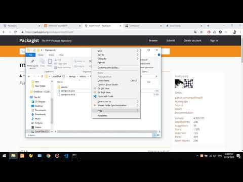สร้าง Framework php (MVC) ด้วยตัวเอง แบบง่ายๆ ( ตอนที่ 1 : Composer )