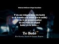 Te Boté - Nio Garcia, Darell & Casper (Letra) 2017