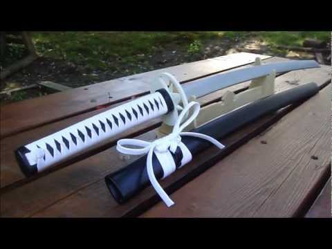 Wooden Katana Tutorial Part 22- White Tiger Katana - YouTube