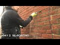 RE-POINTING OF BRICKWORK THE EASY WAY AND RIGHT WAY