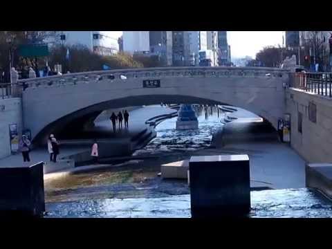 เที่ยวเกาหลี : คลองชองกเยชอน Cheonggyecheon South Korea