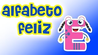 Letra E Vogais Alfabeto Feliz Abc Alfabeto Em Português
