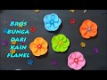 Membuat Souvenir Sendiri // Bros bunga dari kain flanel/Felt flower brooch