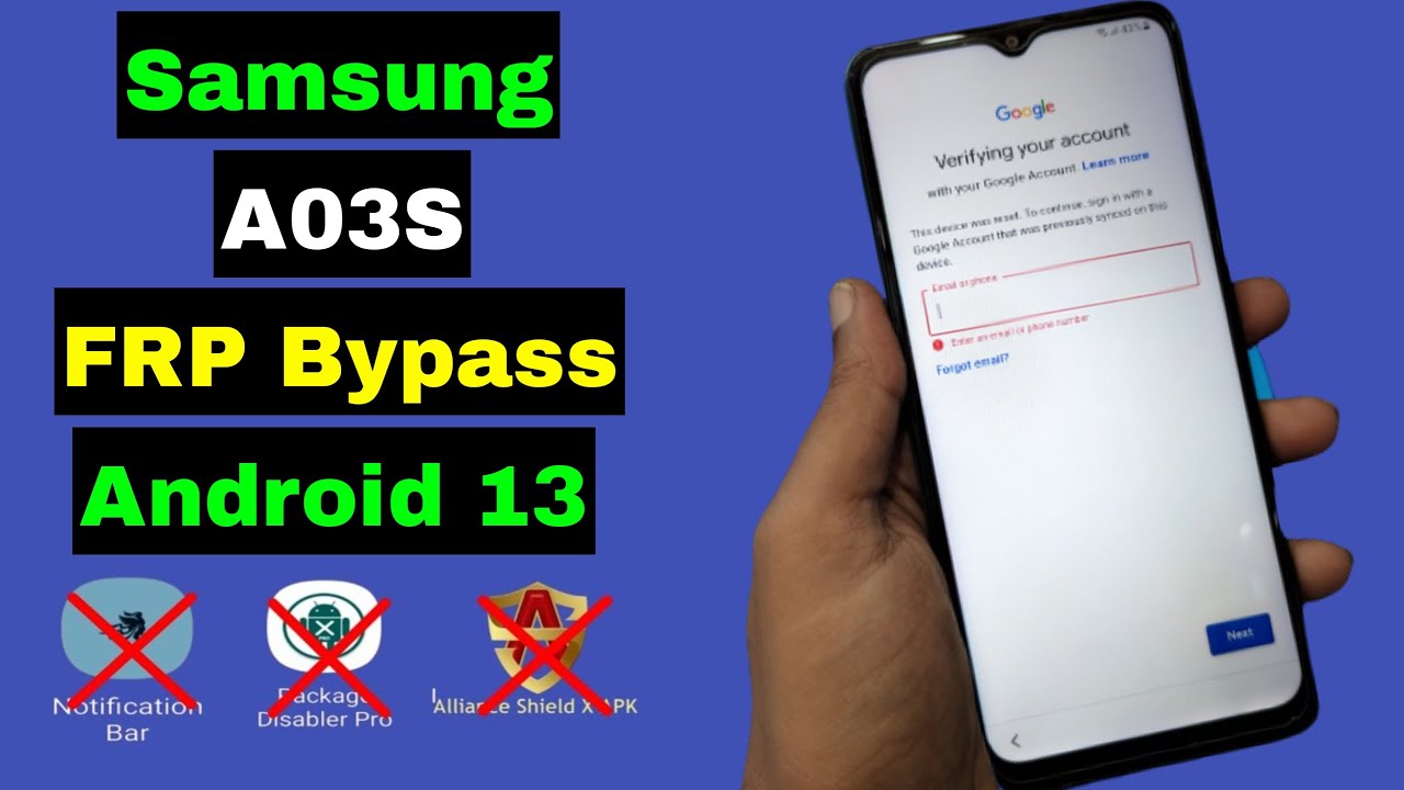 BOOM ! Samsung A03S FRP Bypass/Unlock Google Account BOOM ! Samsung A03S FRP Bypass/Unlock Google Account