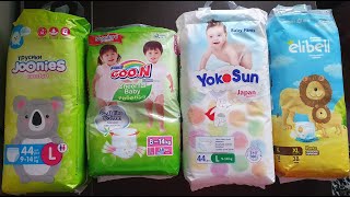 Подгузники-Трусики Goon Cheerful Baby, Yokosun, Joonies И Elibell. Полный Обзор