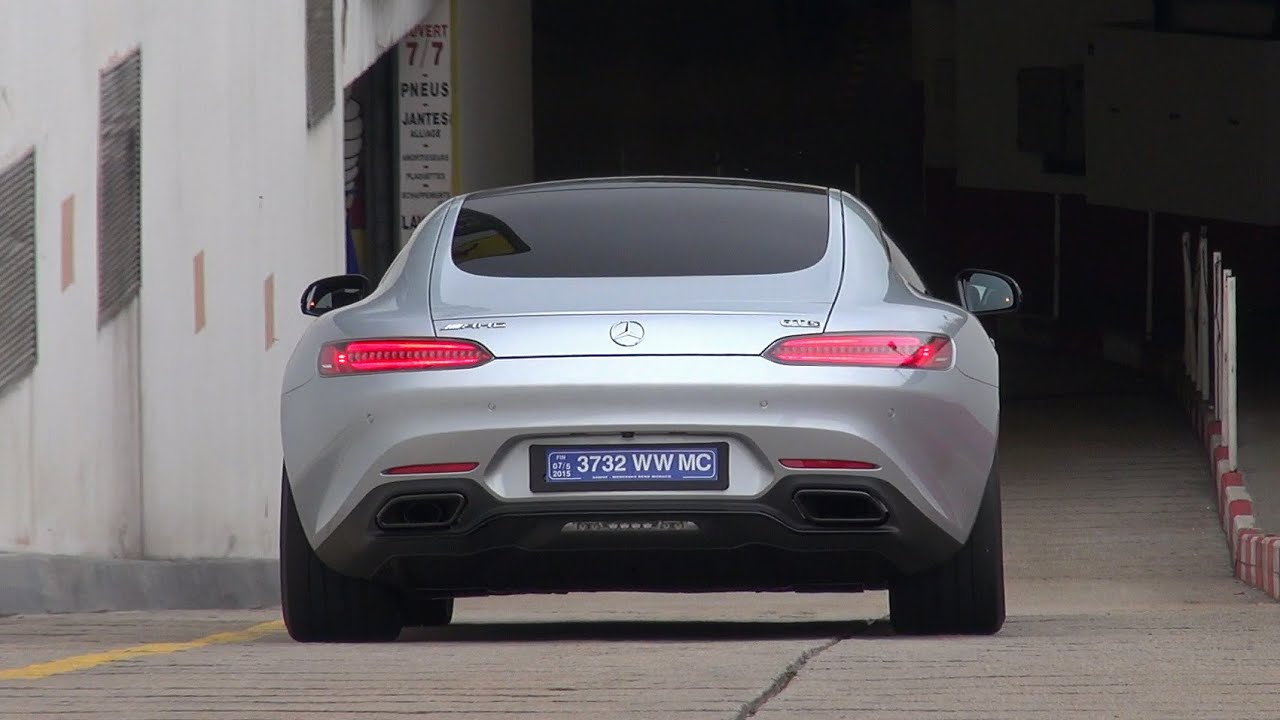 Mercedes-AMG GT S - Start, Revs, Driving on the Road in ...