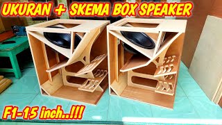 Ukuran Skema Box Speaker F115