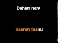 Sing Sing India, Sahasam Swasaga Saagipo~Taanu Neenu (Karaoke Version)
