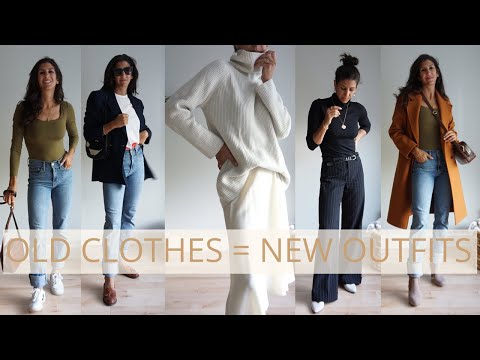 15 Minimalist Outfits When You Think You Have Nothing To Wear | Shop Your Closet - YouTube