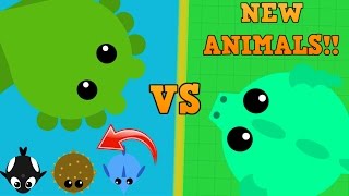 Mope.io Update - All New Ocean Animals Kraken Vs Dragon Plus Orca, Swordfish, Pufferfish